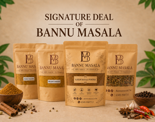 BANNU MASALA SPECAIL DEAL | SALAN MASALA | GARAM MASALA | KABAB MASALA | BIRYNI MASALA |